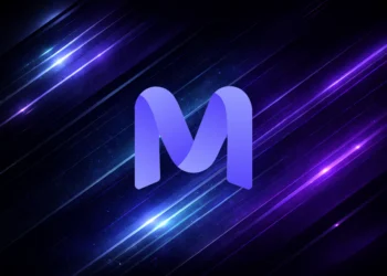 Mercor logo on a cyber-themed background with diagonal neon lines representing a data breach