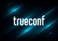 TrueConf logo on a dark background with blue light streaks, representing the CVE-2026-3502 zero-day vulnerability disclosure