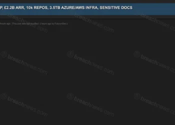 Screenshot of a dark web forum thread allegedly posted by FulcrumSec claiming a breach of Arup Group involving 10,000 repositories, Azure and AWS infrastructure data, and sensitive internal documents.