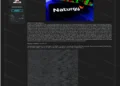 Screenshot of a forum post advertising the alleged sale of a Naturgy customer database. The seller claims the dataset contains records belonging to 1.6 million Spanish citizens, including personal information, utility account details, and IBAN banking data. The post includes a detailed database schema and a blurred sample of customer records. Sensitive information has been redacted by BreachNews.